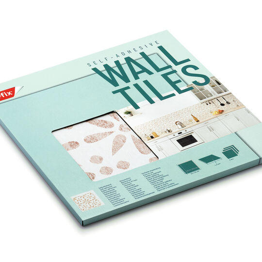 selbstklebende Wandfliesen Wall Tiles Vintage Flowers (6er Set) image number null